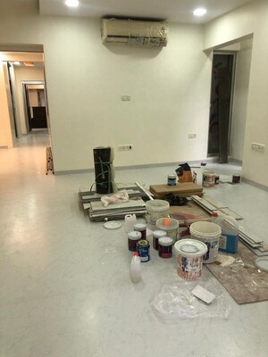 Living Room in 3 BHK Apartment at Prestige Court, Khar West – for Rent