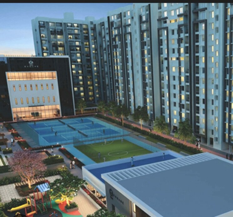Exterior View, geras-world-of-joy-s 3 Bedroom 1300 Sq.Ft. Apartment In Kharadi Pune 9533892