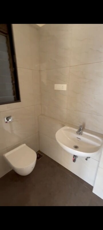 Bathroom in 1 BHK Apartment at Chandak 34 Park Estate, Goregaon West – for Rent