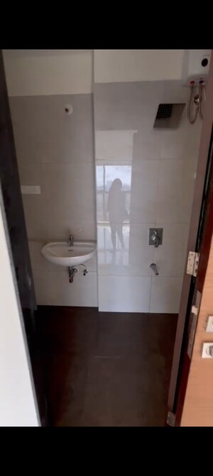 Bathroom in 1 BHK Apartment at Chandak 34 Park Estate, Goregaon West – for Rent