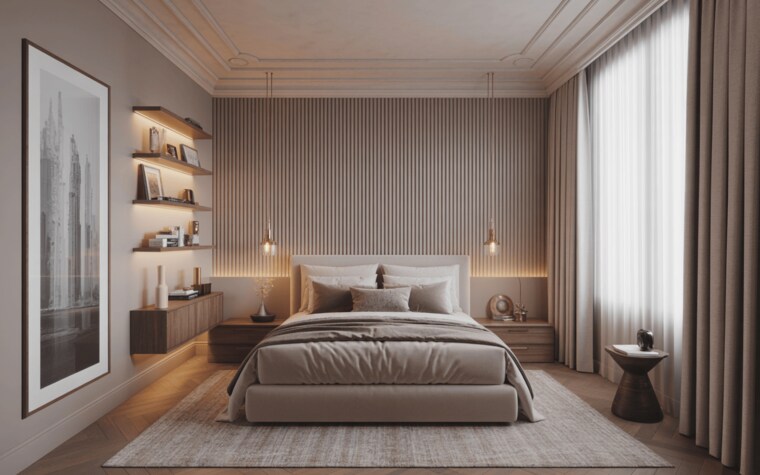 Bedroom, sector 107 3.5 Bedroom 1680 Sq.Ft. Builder Floor In Sector 107 Noida 9533954