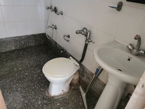 Bathroom in 3 BHK Apartment at Rizvi Rocky Hills, Bandra West – for Rent
