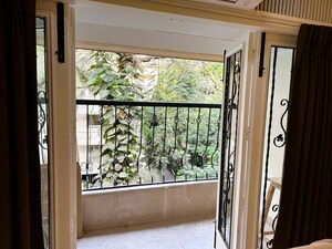 Balcony in 3.5 BHK Apartment at Premal Apartment, Santacruz West – for Rent