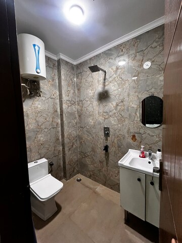 Bathroom in 3 BHK Builder Floor at Saket – for Rent