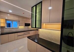 Kitchen in 3 BHK Apartment at Rajapushpa Provincia, Narsingi – for Rent