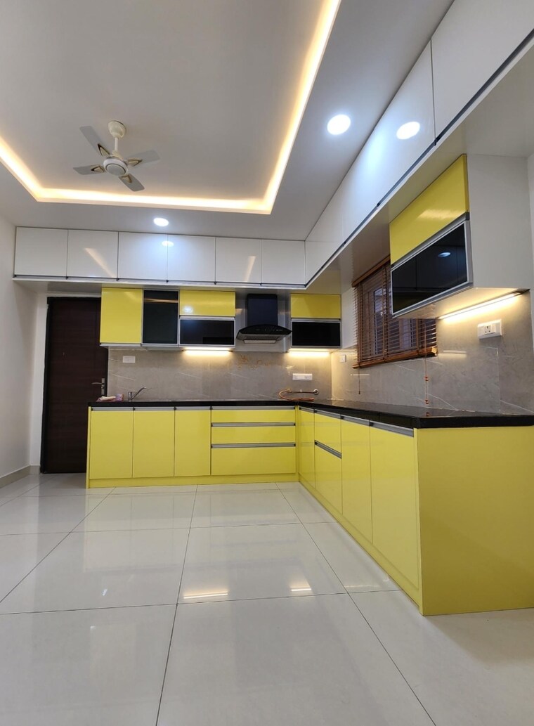 Kitchen, my-home-krishe 3 Bedroom 2160 Sq.Ft. Apartment In Financial District Hyderabad 9534021