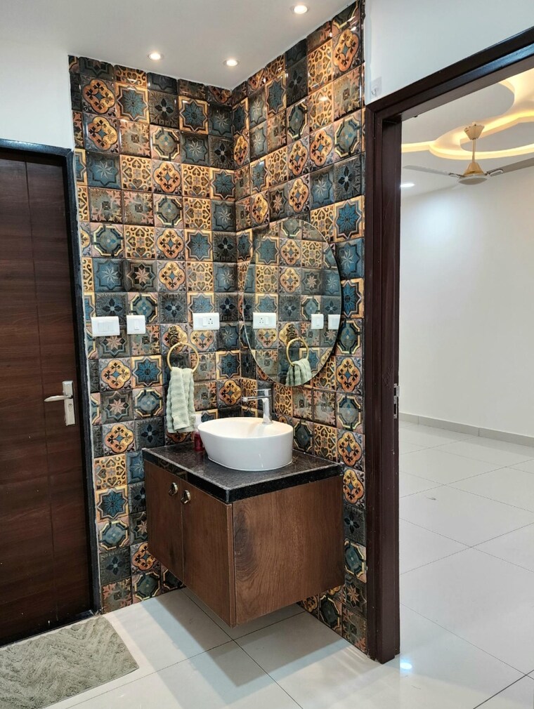 Bathroom, my-home-krishe 3 Bedroom 2160 Sq.Ft. Apartment In Financial District Hyderabad 9534021