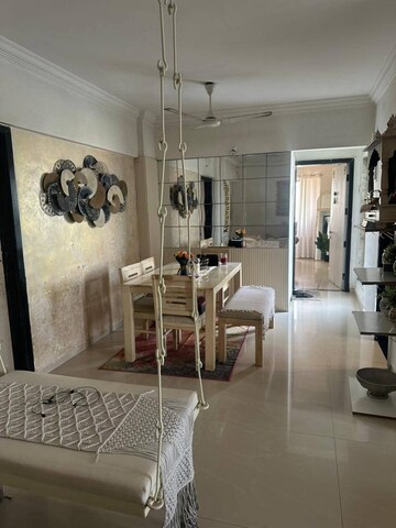 Living Room in 3 BHK Apartment at Khar West – for Rent