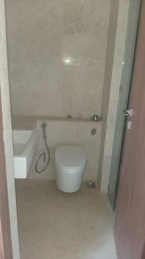 Bathroom in 2 BHK Apartment at Sheth Auris Serenity Tower 1, Malad West – for Rent