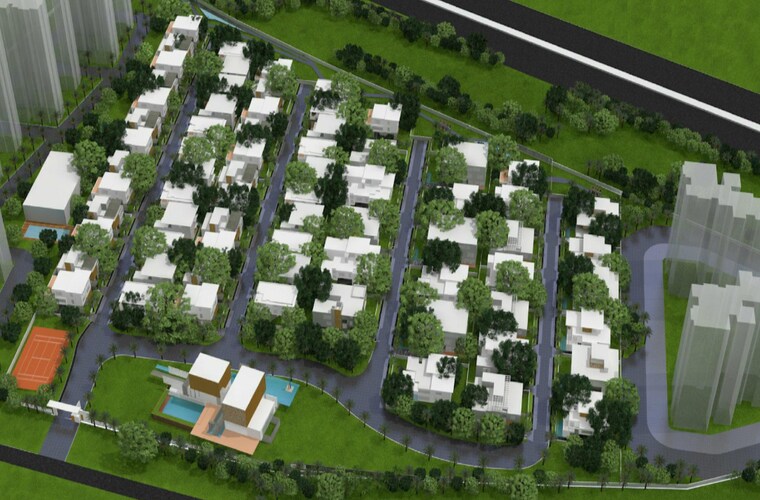 Master Plan, jayabheri-temple-tree-hyderabad 5 Bedroom 10000 Sq.Ft. Villa In Narsingi Hyderabad 9534165