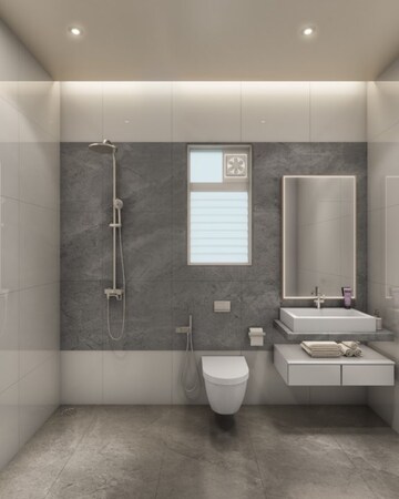 Bathroom in 1 BHK Apartment at Dombivli – for Sale