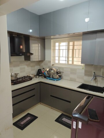 Kitchen in 1 BHK Apartment at Evershine Northeast Apartments, Gattahalli – for Rent