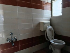 Bathroom in 3 BHK Apartment at Ratan Prestige, Kharadi – for Rent