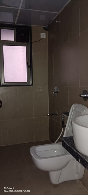 Bathroom in 2 BHK Apartment at Runwal Eirene, Balkum Pada – for Rent