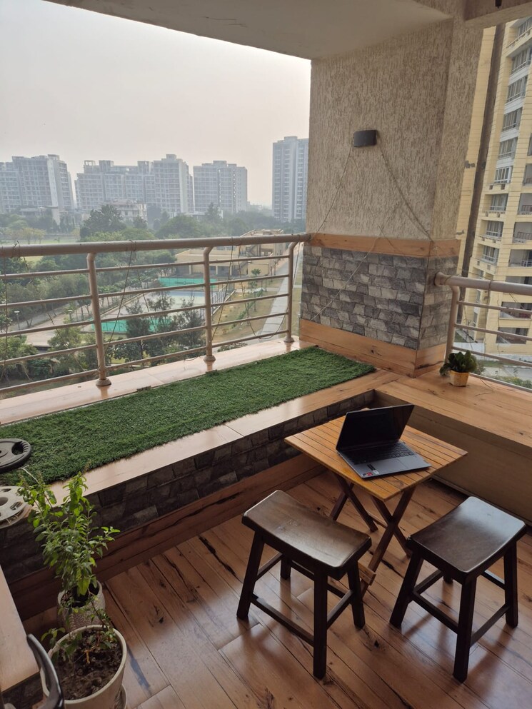 Balcony, aba-cleo-county 3 Bedroom 1827 Sq.Ft. Apartment In Sector 121 Noida 9534258