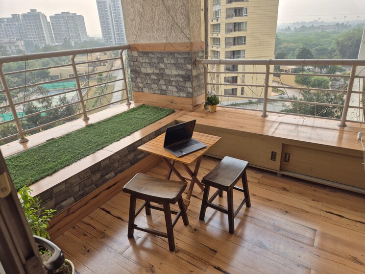 Balcony, aba-cleo-county 3 Bedroom 1827 Sq.Ft. Apartment In Sector 121 Noida 9534258