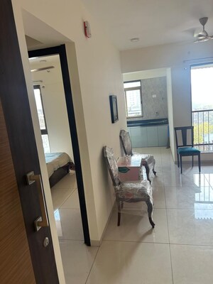 Living Room in 2 BHK Apartment at Chandak 34 Park Estate, Goregaon West – for Rent