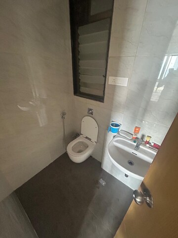 Bathroom in 2 BHK Apartment at Chandak 34 Park Estate, Goregaon West – for Rent