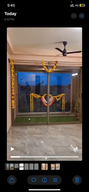 Bedroom in 3 BHK Apartment at Arvind Bel Air, Yelahanka – for Rent