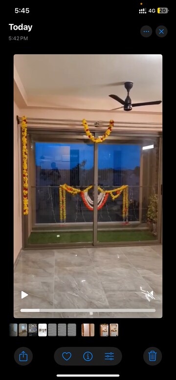 Bedroom in 3 BHK Apartment at Arvind Bel Air, Yelahanka – for Rent