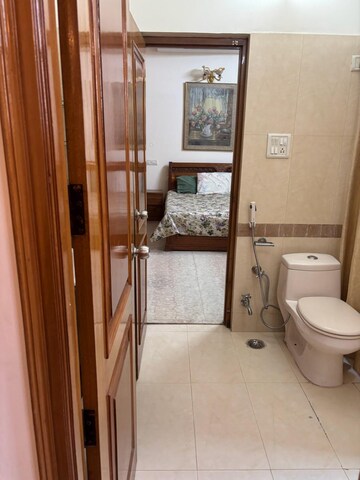 Bathroom in 3 BHK Builder Floor at Sector 15 – for Rent