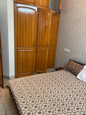 Bedroom in 3 BHK Builder Floor at Sector 15 – for Rent