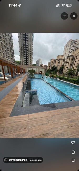 Swimming Pool in 2 BHK Apartment at Hinjewadi – for Rent