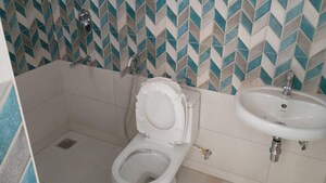 Bathroom in 1 BHK Apartment at Sowparnika Ashiyana, Samethanahalli – for Rent