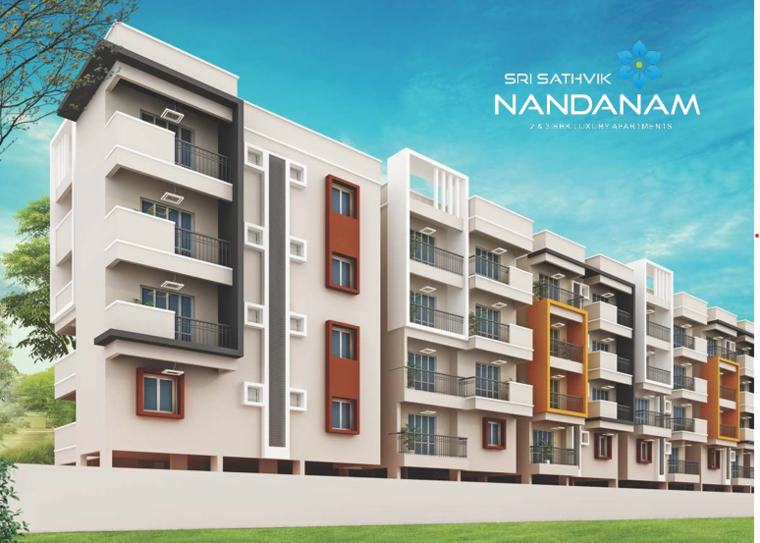 Exterior View, sri-sathvik-nandanam 2 Bedroom 1109 Sq.Ft. Apartment In Kaggadasapura Bangalore 9534534