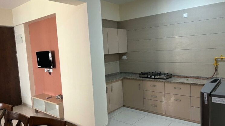 Kitchen, sun-atmosphere 3 Bedroom 1230 Sq.Ft. Apartment In Shela Ahmedabad 9534633