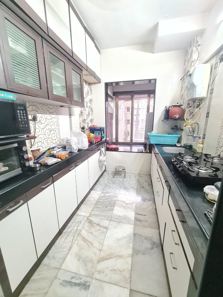Kitchen, om-chs-kandivali 1 Bedroom 501 Sq.Ft. Apartment In Kandivali West Mumbai 9534698