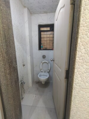 Bathroom in 1 BHK Apartment at Himgiri Lokupvan Phase II CHS Ltd, Vasant Vihar – for Rent