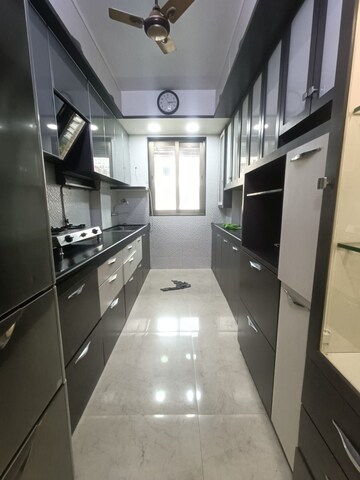 Kitchen in 3 BHK Apartment at Sheth Vasant Galaxy, Goregaon West – for Rent