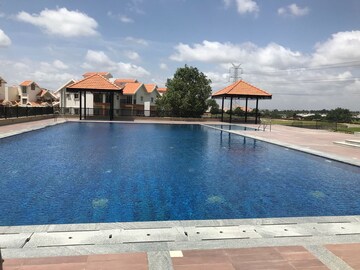 Swimming Pool in 3 BHK Villa at Prestige Augusta Golf Village, Kothanur – for Rent