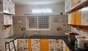 Kitchen in 3 BHK Apartment at Sai Charita Green Oaks, Horamavu – for Rent