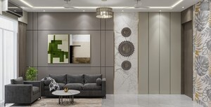 Living Room in 2 BHK Apartment at Dhanlaxmi Dhananjay Hill View, Nalasopara West – for Sale