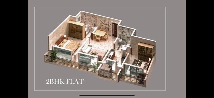 Floor Plan, dhanlaxmi-dhananjay-hill-view 2 Bedroom 850 Sq.Ft. Apartment In Nalasopara West Palghar 9535070