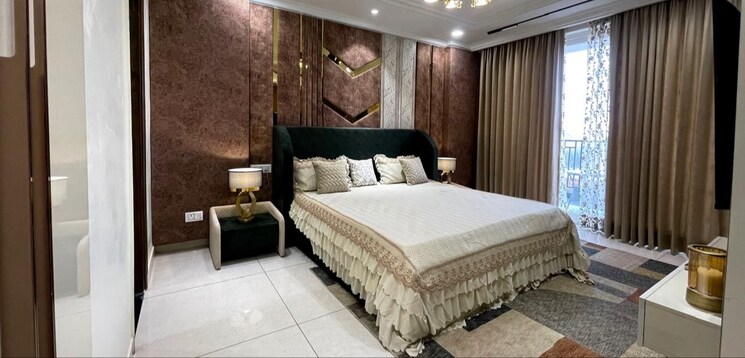 Bedroom, the-suman-marvelous 3 Bedroom 1745 Sq.Ft. Apartment In Ramgarh Bhudda Zirakpur 9535060