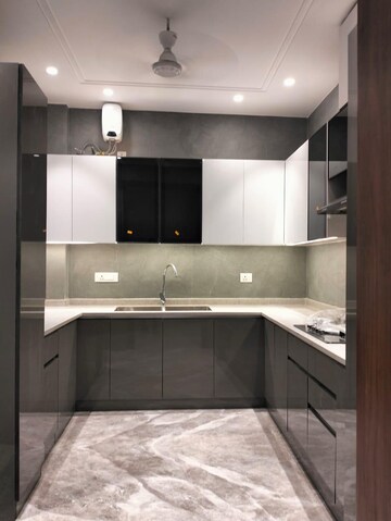 Kitchen in 3 BHK Builder Floor at Kalkaji – for Sale
