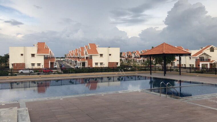 Exterior View, prestige-augusta-golf-village 3 Bedroom 2400 Sq.Ft. Villa In Kothanur Bangalore 9535067