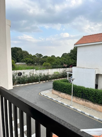 Balcony in 3 BHK Villa at Prestige Augusta Golf Village, Kothanur – for Rent