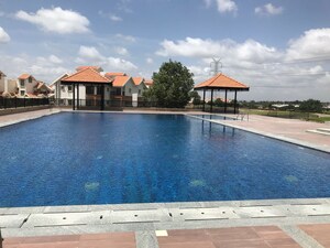 Swimming Pool in 3 BHK Villa at Prestige Augusta Golf Village, Kothanur – for Rent