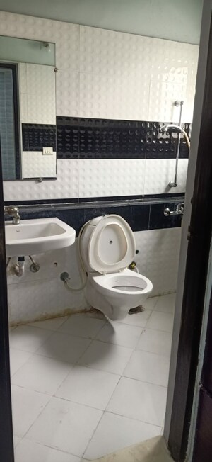 Bathroom in 3 BHK Apartment at Chandkheda – for Rent