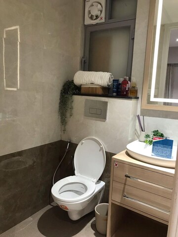 Bathroom in 3.5 BHK Apartment at Mahindra Happinest Tathawade Phase 1, Tathawade – for Sale