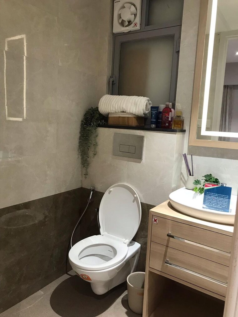 Bathroom, mahindra-happinest-tathawade-phase-1 3.5 Bedroom 1196 Sq.Ft. Apartment In Tathawade Pune 9535218