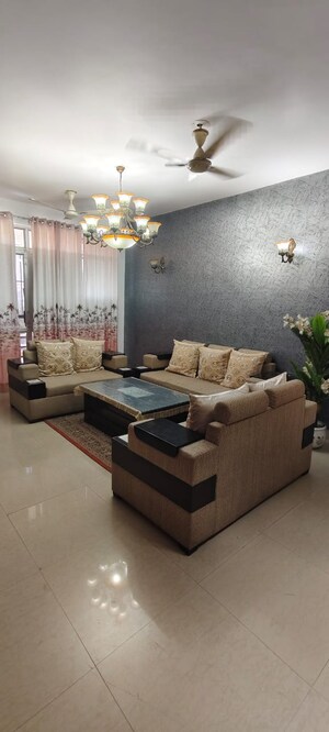 Living Room in 4 BHK Builder Floor at Puri Vip Floors, Sector 81 – for Sale