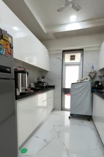 Kitchen in 2 BHK Apartment at Ruparel Ariana, Parel – for Rent