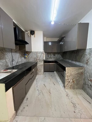 Kitchen in 3 BHK Builder Floor at Chattarpur – for Rent