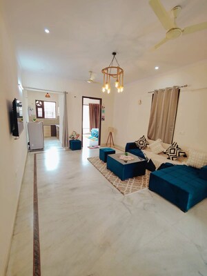 Living Room in 2 BHK Apartment at Freedom Fighters Enclave – for Rent