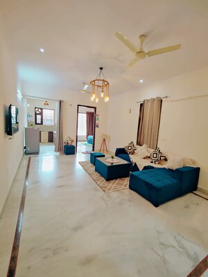 Living Room in 2 BHK Apartment at Freedom Fighters Enclave – for Rent